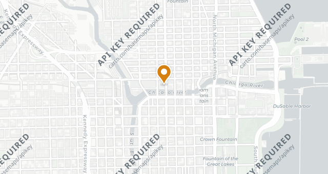 Map showing Chicago Cut