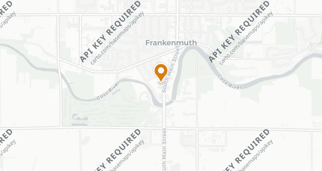 Map showing Zehnder's of Frankenmuth