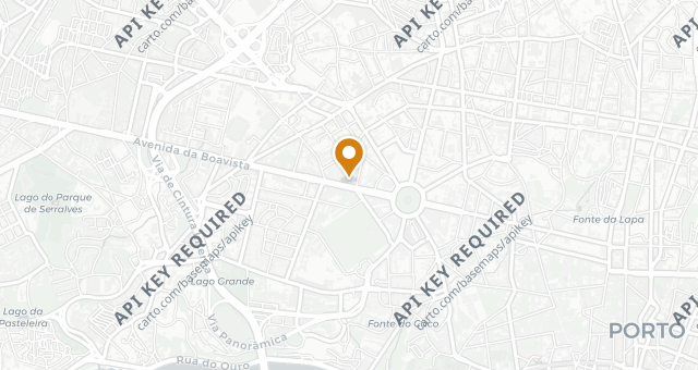 Map showing Em Carne Viva