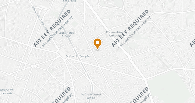 Map showing Deux Bistrot de chefs