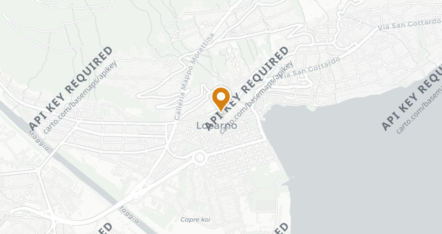 Map showing Da Valentino