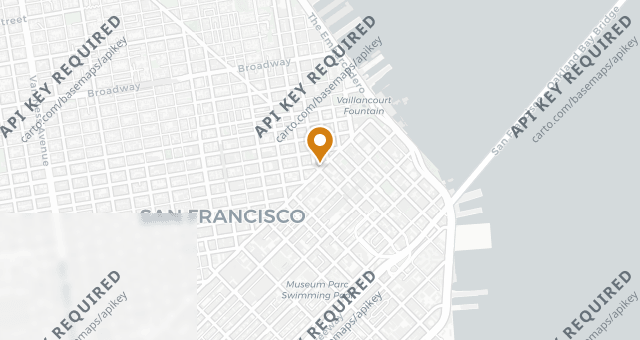 Map showing STK San Francisco