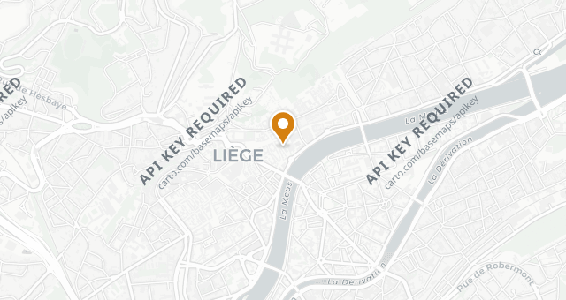 Map showing Le Bistrot d'en Face