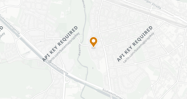 Map showing Restaurant Blauer Affe