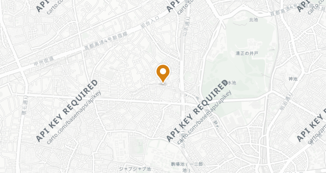 Map showing REI