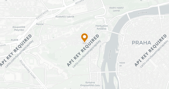Map showing CODA Restaurant