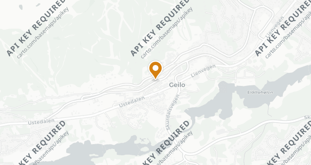 Map showing Restaurant Halling-Stuene