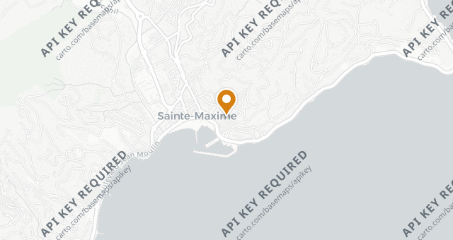 Map showing La Badiane