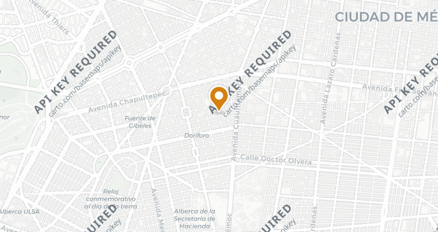 Map showing Barbacoa Gonzalitos