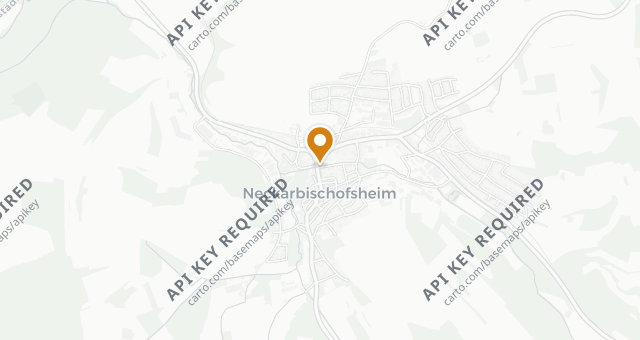 Map showing Restaurant Hirsch
