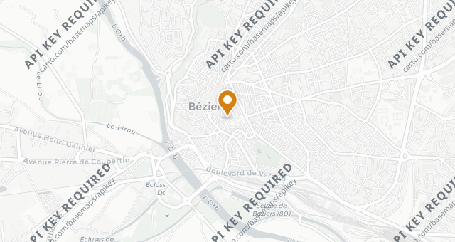 Map showing Pica Pica