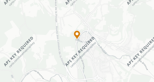 Map showing Le Moulin de l'Abbaye