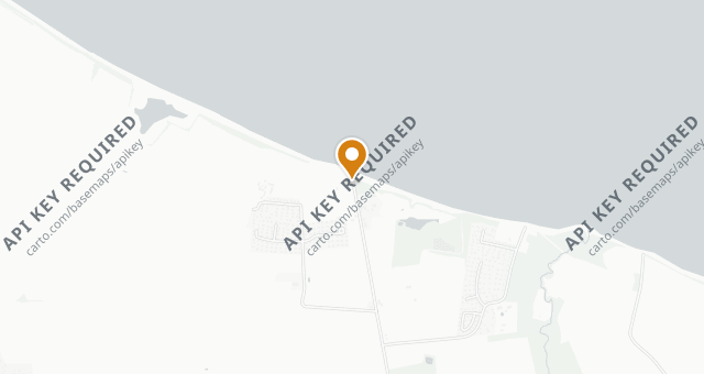 Map showing Strandlächeln Restaurant und Beach-Bar