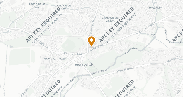 Map showing Warwick Street Kitchen Bakery