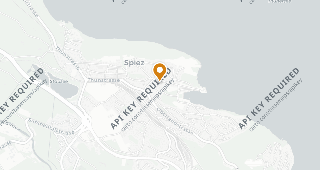 Map showing Hotel Eden Spiez