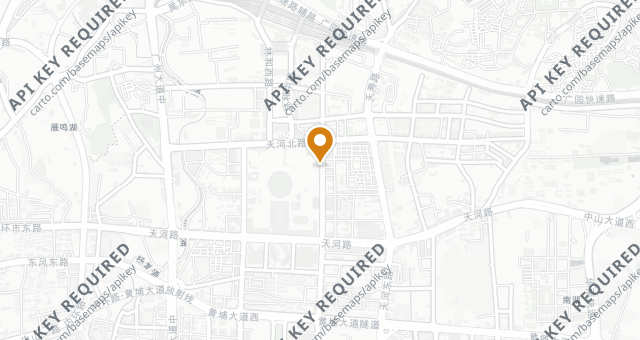 Map showing Famous Cuisine (Tianhe North Road)
