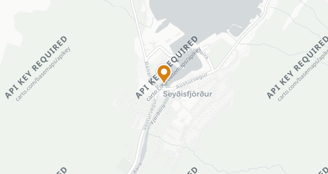 Map showing Norð Austur Sushi & Bar