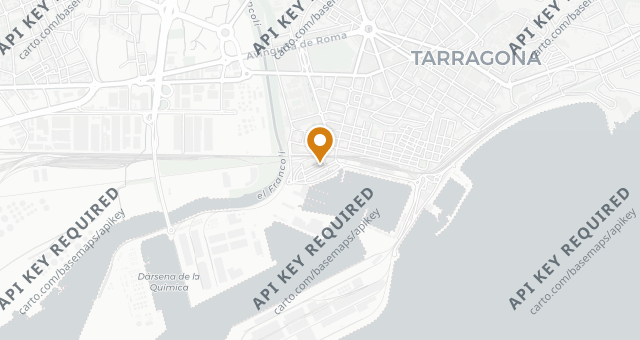 Map showing La Xarxa
