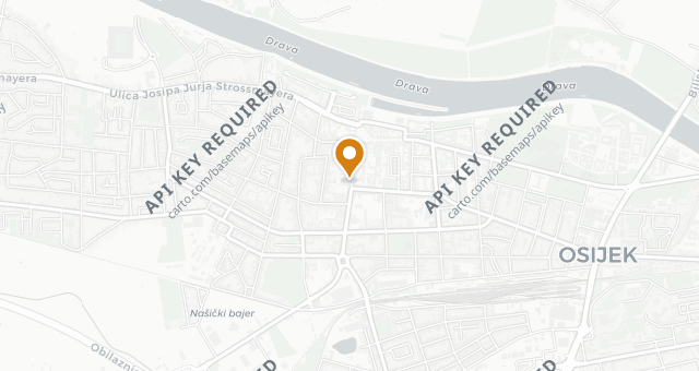 Map showing Restoran club Waldinger