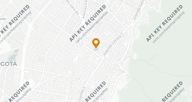 Map showing El cenador