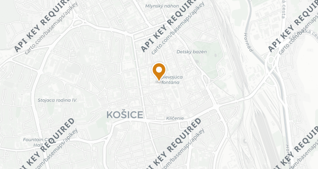 Map showing Reštaurácia a penzión Villa Regia