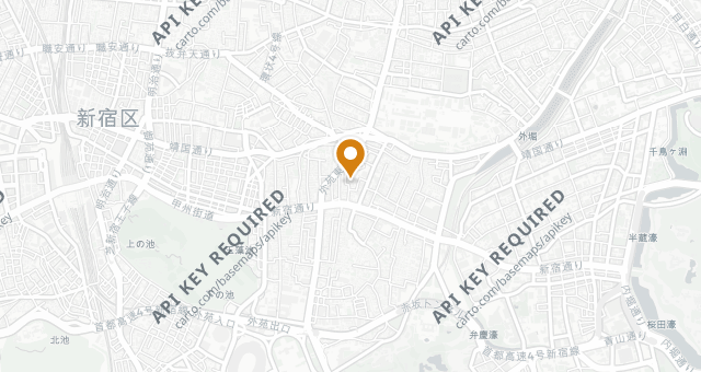 Map showing OGASAWARA RESTAURANT