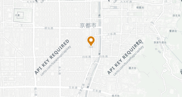 Map showing Tajimaya Shabu Shabu