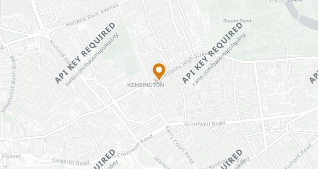 Map showing Kitchen W8