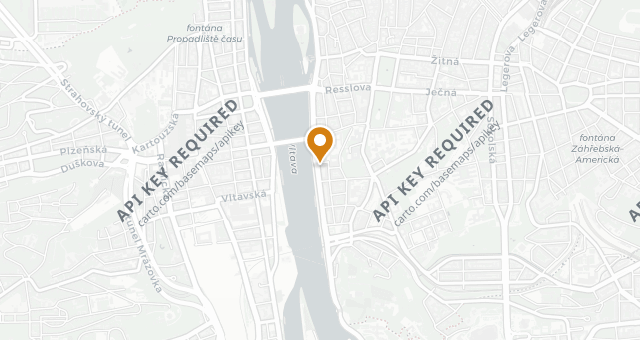 Map showing U Kalendů