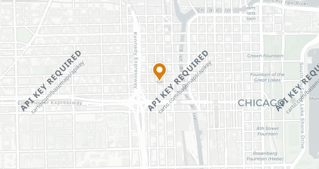 Map showing Lou Mitchell's