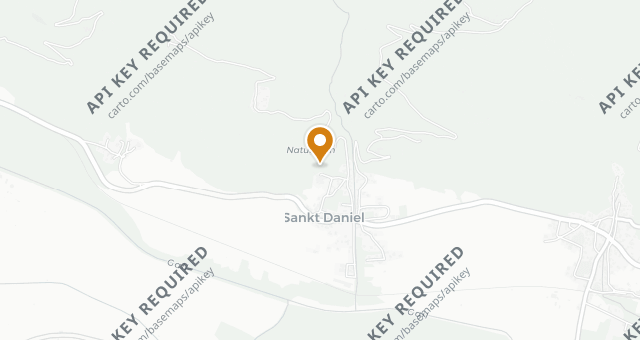 Map showing der daberer. das biohotel