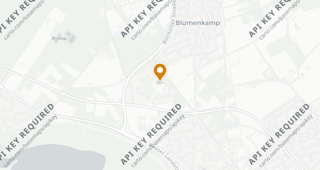 Map showing Parkrestaurant Tannenhäuschen