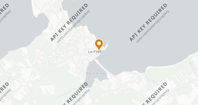 Map showing Hostellerie de la Mer