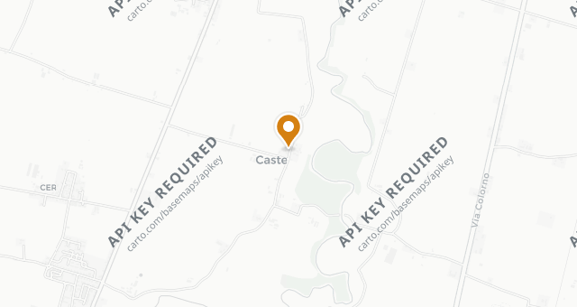 Map showing Trattoria Le Viole