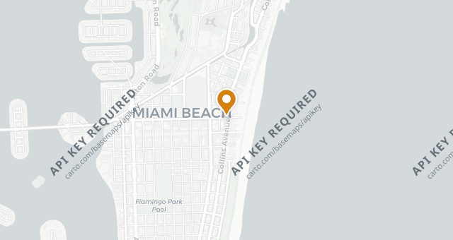 Map showing Dolce Italian Miami
