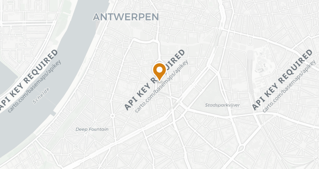 Map showing Bar Bulot Antwerpen