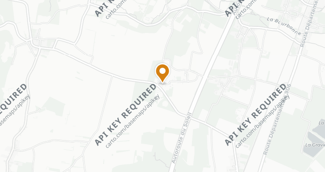 Map showing La Marande