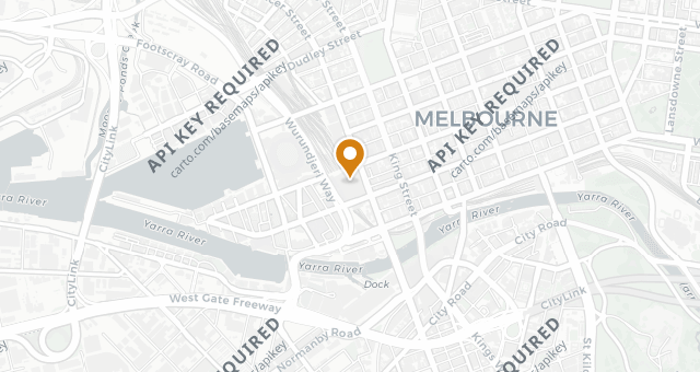 Map showing Southern Cross