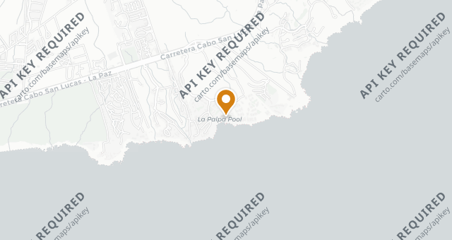 Map showing Cocina Del Mar