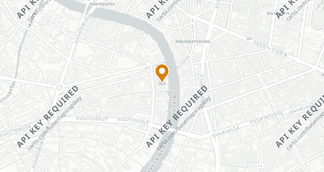 Map showing Blue by Alain Ducasse