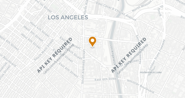 Map showing LA Cha Cha Chá