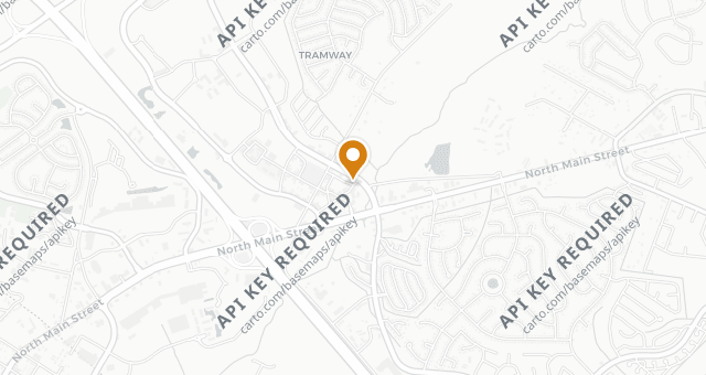 Map showing Halls Chophouse