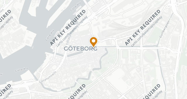 Map showing Restaurang Atelier