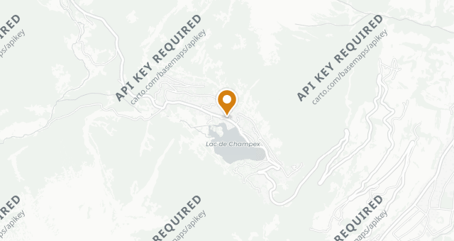 Map showing Au Club Alpin