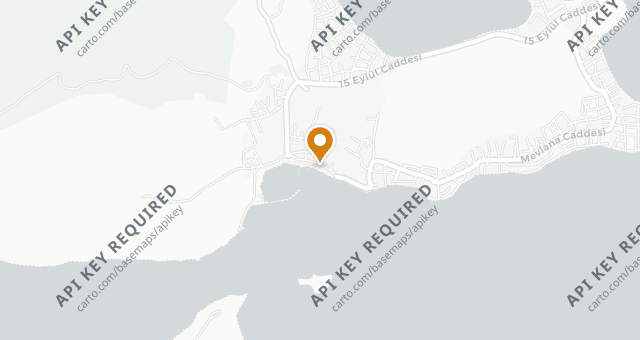 Map showing Bay Nihat Restoran