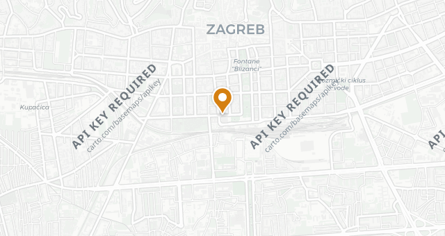 Map showing Le Bistro Esplanade
