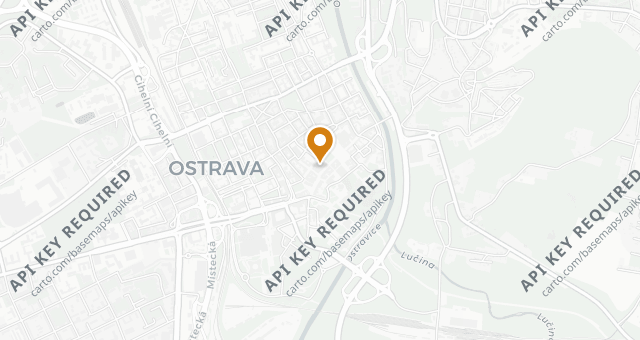 Map showing Stračena City Restaurant