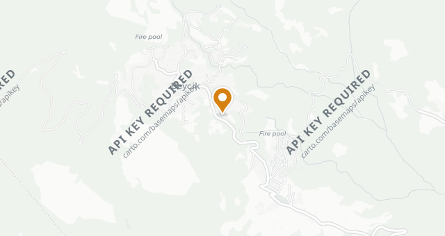 Map showing The Rabbit Hole Restaurant at Olympos Mountain Lodge