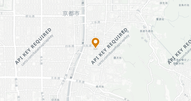 Map showing Gion Kajisho