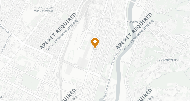 Map showing La Pista